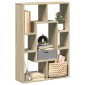 vidaXL Βιβλιοθήκη Sonoma Δρυς 63x20x90 εκ. από Επεξεργασμένο Ξύλο