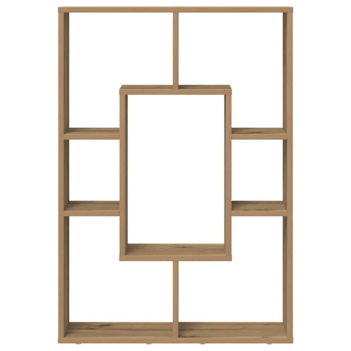 vidaXL Βιβλιοθήκη Αρτισιανή Δρυς 63x20x90 εκ. από Επεξεργασμένο Ξύλο