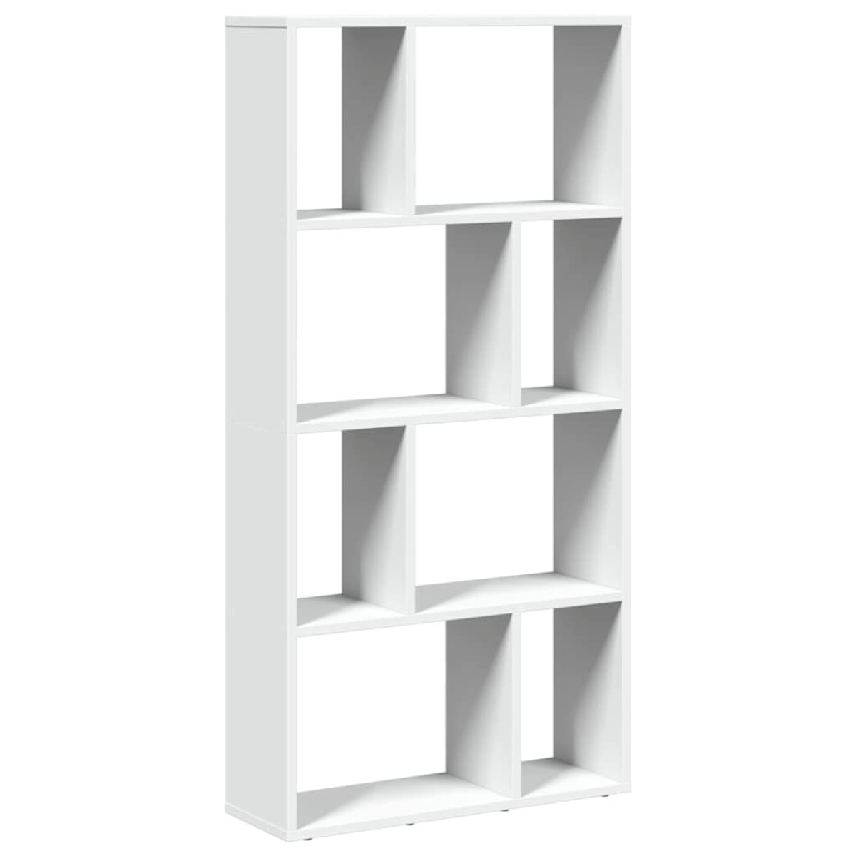 vidaXL Βιβλιοθήκη Λευκή 60x20x120,5 εκ. από Τεχνητό Ξύλο