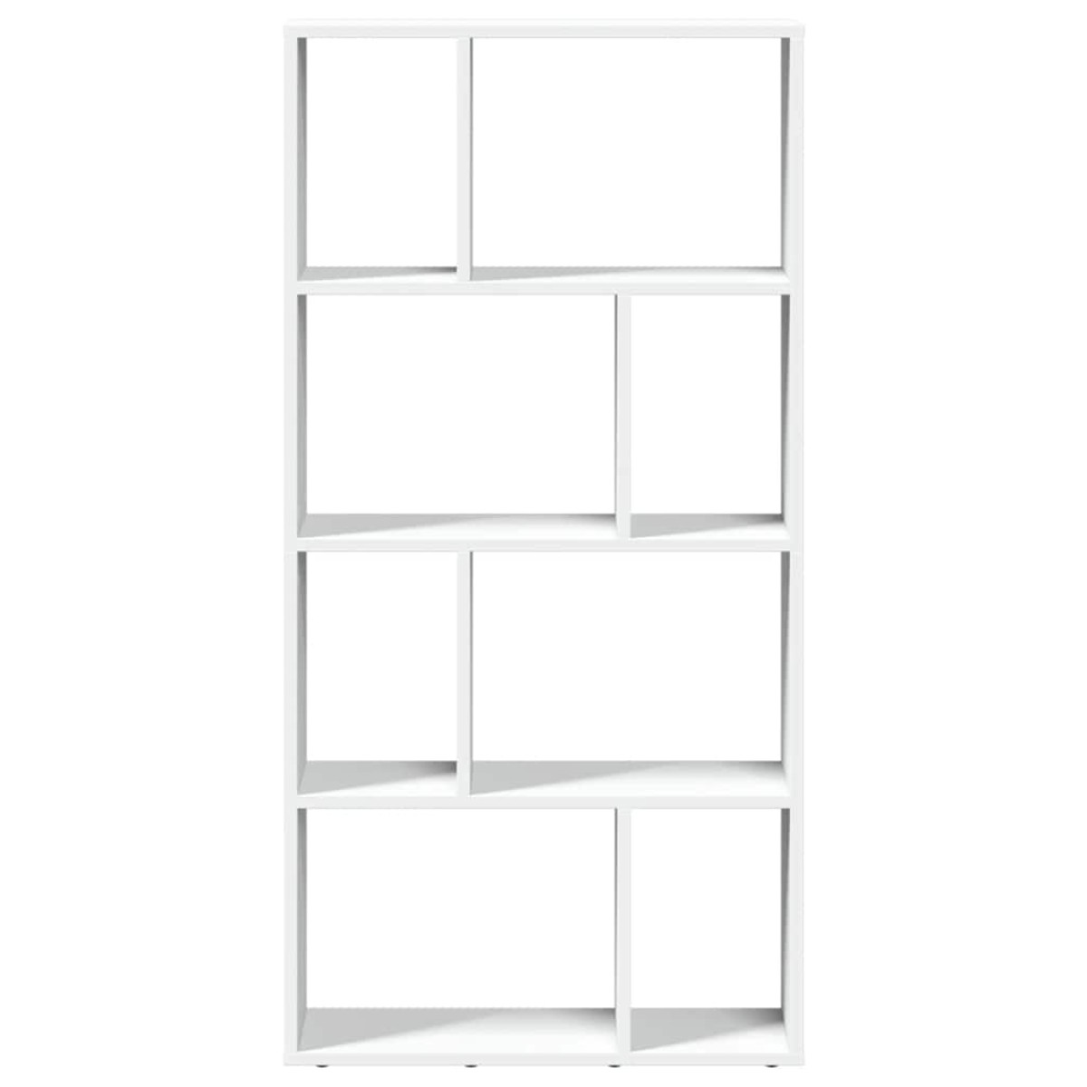 vidaXL Βιβλιοθήκη Λευκή 60x20x120,5 εκ. από Τεχνητό Ξύλο