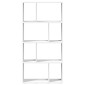 vidaXL Βιβλιοθήκη Λευκή 60x20x120,5 εκ. από Τεχνητό Ξύλο