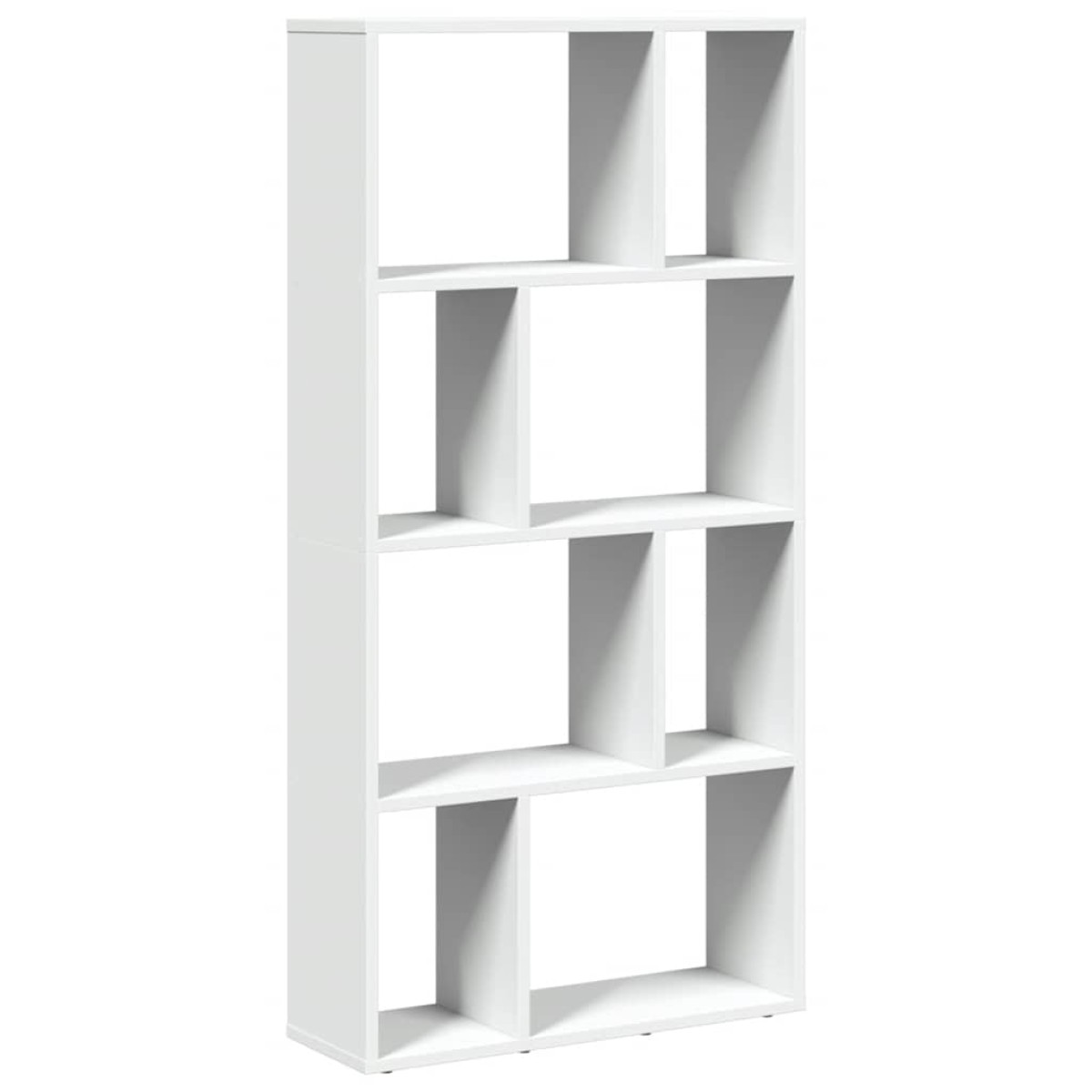 vidaXL Βιβλιοθήκη Λευκή 60x20x120,5 εκ. από Τεχνητό Ξύλο