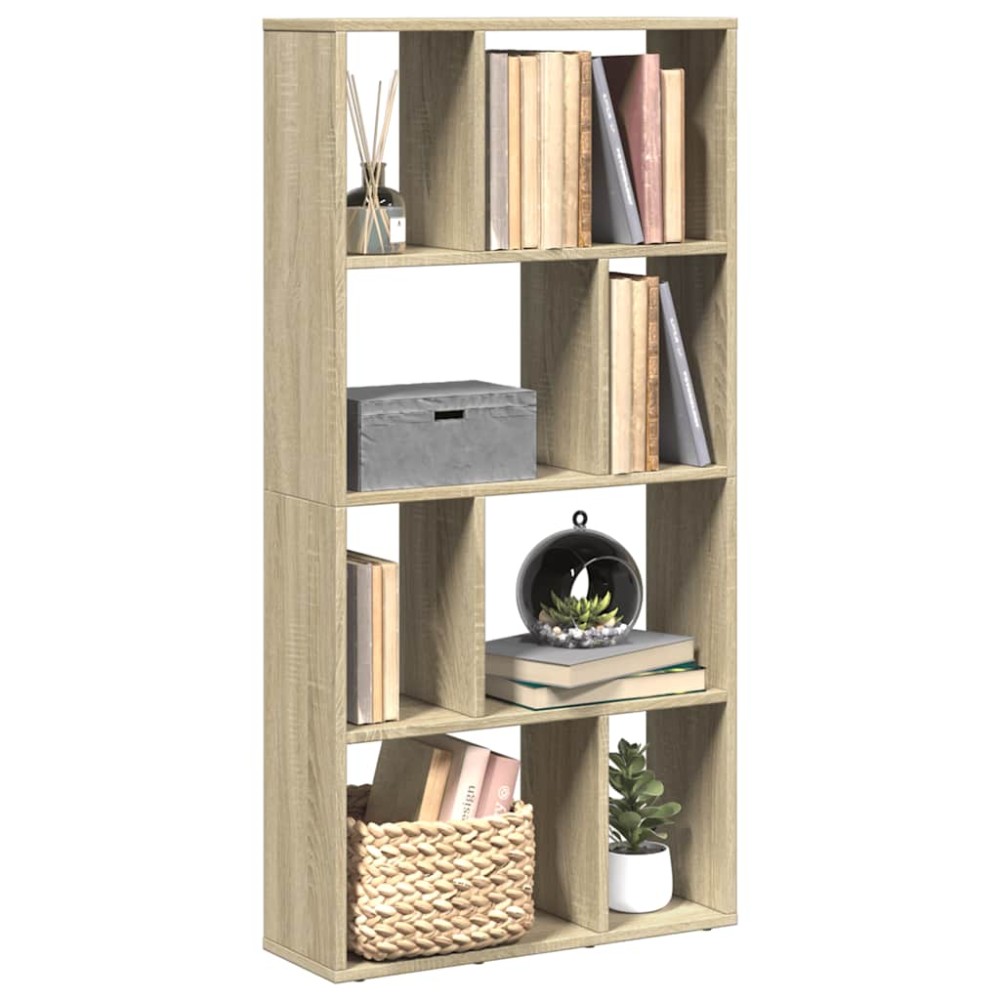 vidaXL Βιβλιοθήκη Sonoma Δρυς 60x20x120,5 εκ. από Επεξεργασμένο Ξύλο