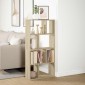 vidaXL Βιβλιοθήκη Sonoma Δρυς 60x20x120,5 εκ. από Επεξεργασμένο Ξύλο