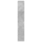 vidaXL Βιβλιοθήκη Γκρι Σκυροδέματος 60x20x120,5 εκ. Επεξεργ. Ξύλο