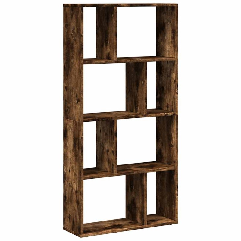 vidaXL Βιβλιοθήκη Καπνιστή Δρυς 60x20x120,5 εκ. από Επεξεργασμένο Ξύλο