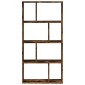 vidaXL Βιβλιοθήκη Καπνιστή Δρυς 60x20x120,5 εκ. από Επεξεργασμένο Ξύλο