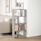 vidaXL Βιβλιοθήκη Γκρι Sonoma 60x20x120,5 εκ. από Επεξεργ. Ξύλο