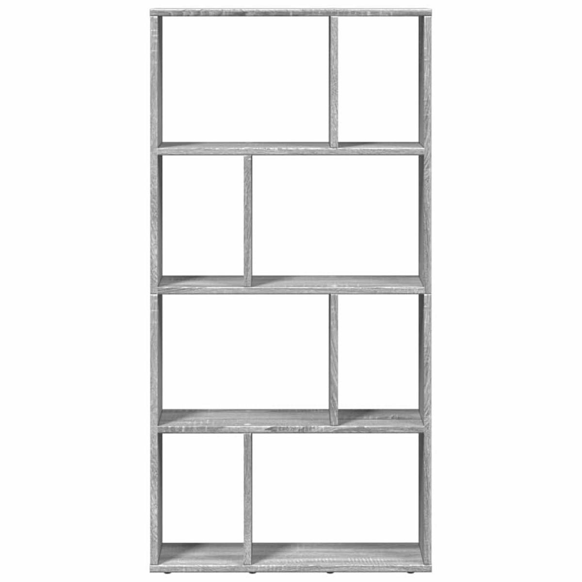 vidaXL Βιβλιοθήκη Γκρι Sonoma 60x20x120,5 εκ. από Επεξεργ. Ξύλο