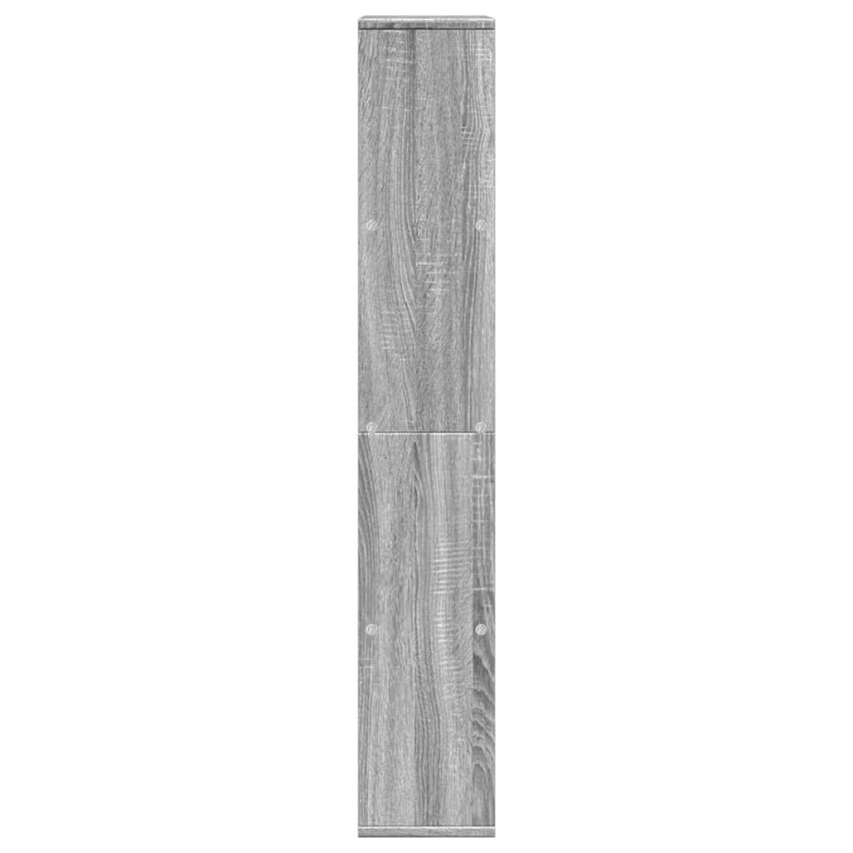 vidaXL Βιβλιοθήκη Γκρι Sonoma 60x20x120,5 εκ. από Επεξεργ. Ξύλο