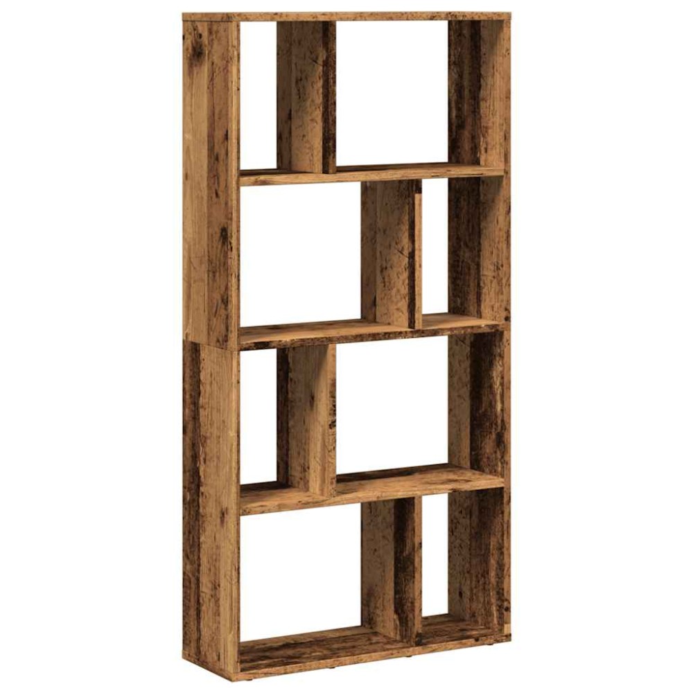 vidaXL Βιβλιοθήκη Όψη Παλαιού Ξύλου 60x20x120,5 εκ. Επεξεργασμένο Ξύλο