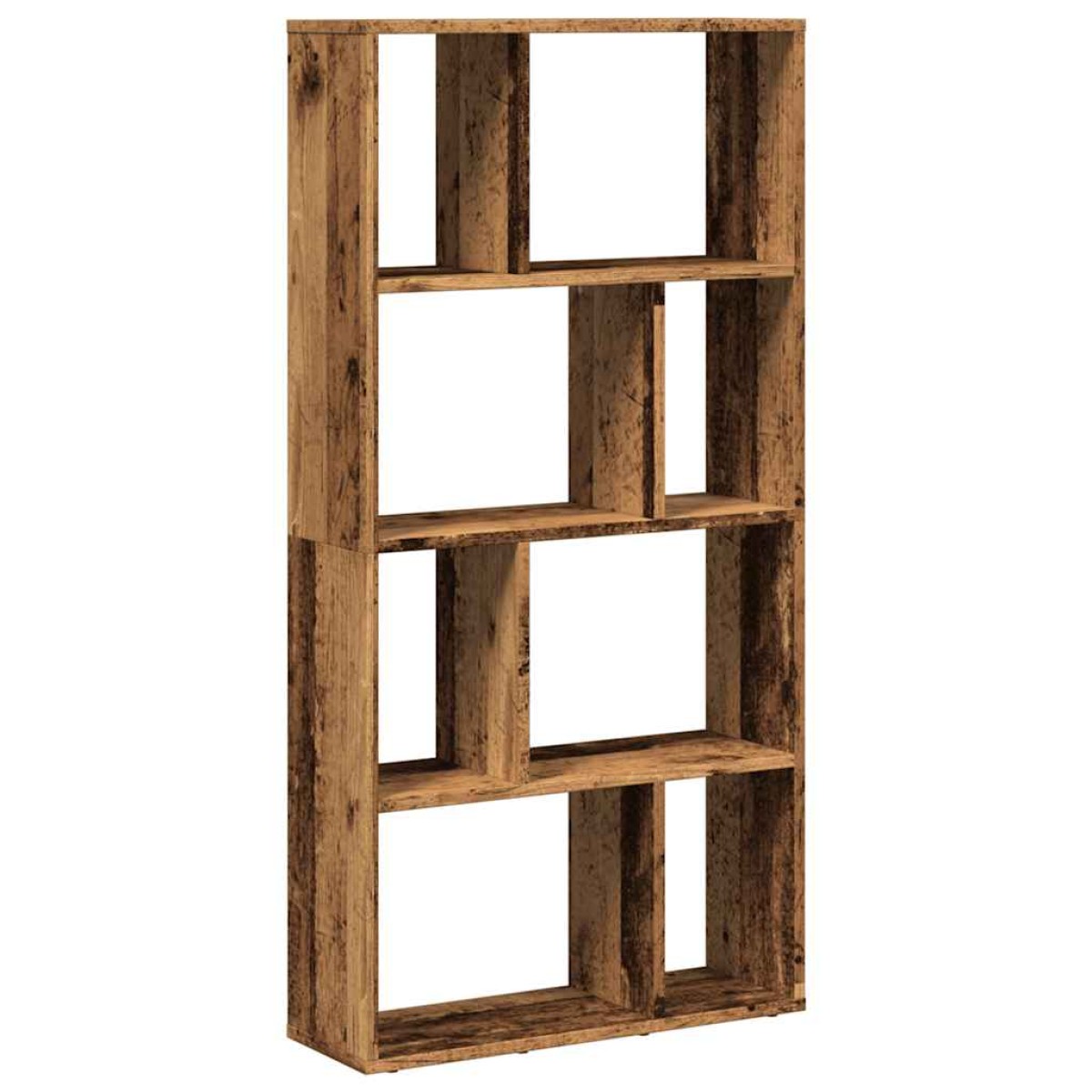 vidaXL Βιβλιοθήκη Όψη Παλαιού Ξύλου 60x20x120,5 εκ. Επεξεργασμένο Ξύλο