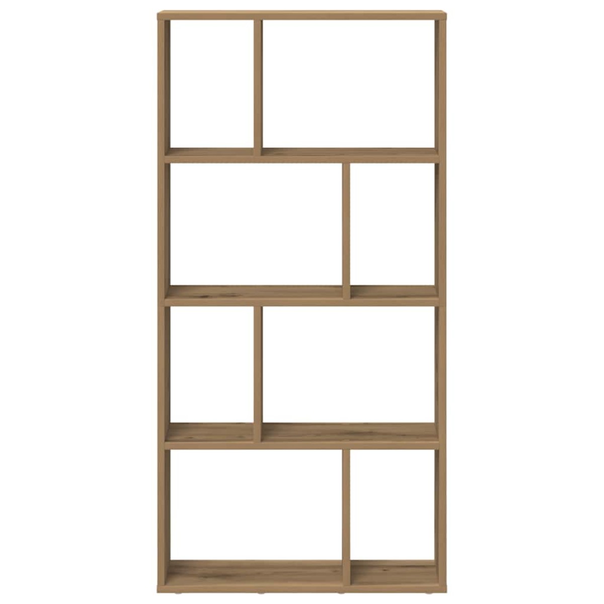 vidaXL Βιβλιοθήκη Αρτισιανή Δρυς 60x20x120,5 εκ. από Επεξεργασμένο Ξύλο