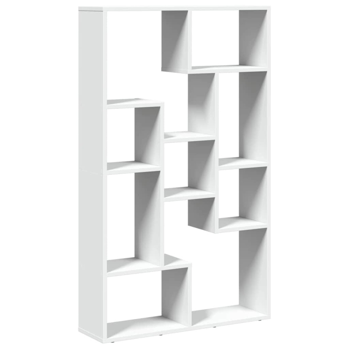 vidaXL Βιβλιοθήκη Λευκή 72x20x120,5 εκ. από Επεξεργασμένο Ξύλο