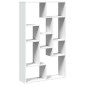 vidaXL Βιβλιοθήκη Λευκή 72x20x120,5 εκ. από Επεξεργασμένο Ξύλο