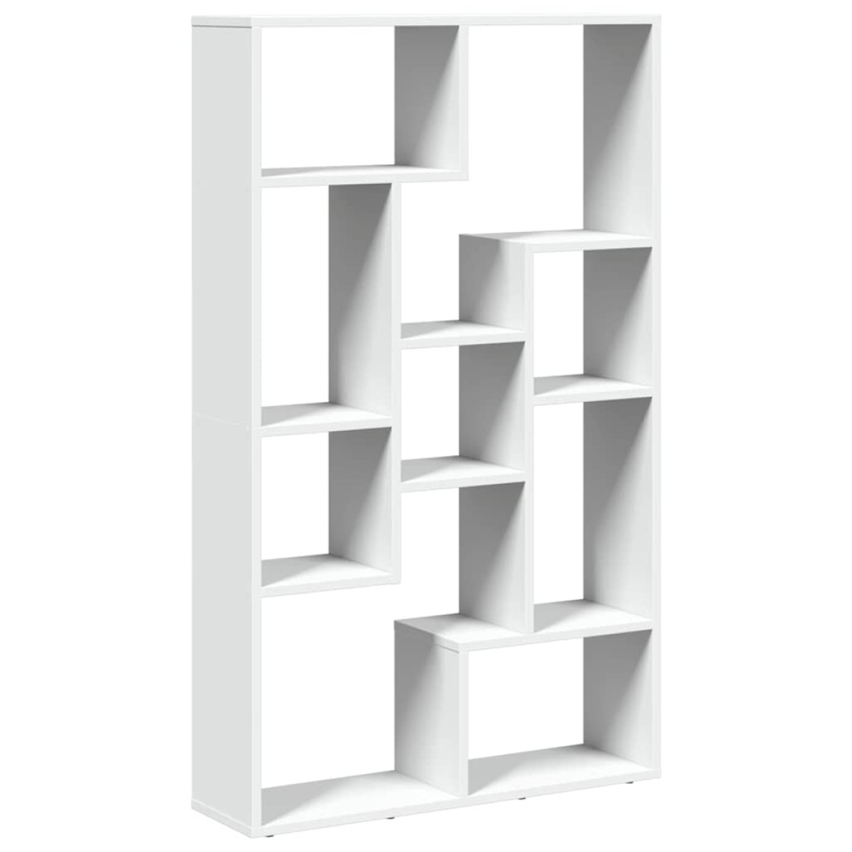 vidaXL Βιβλιοθήκη Λευκή 72x20x120,5 εκ. από Επεξεργασμένο Ξύλο
