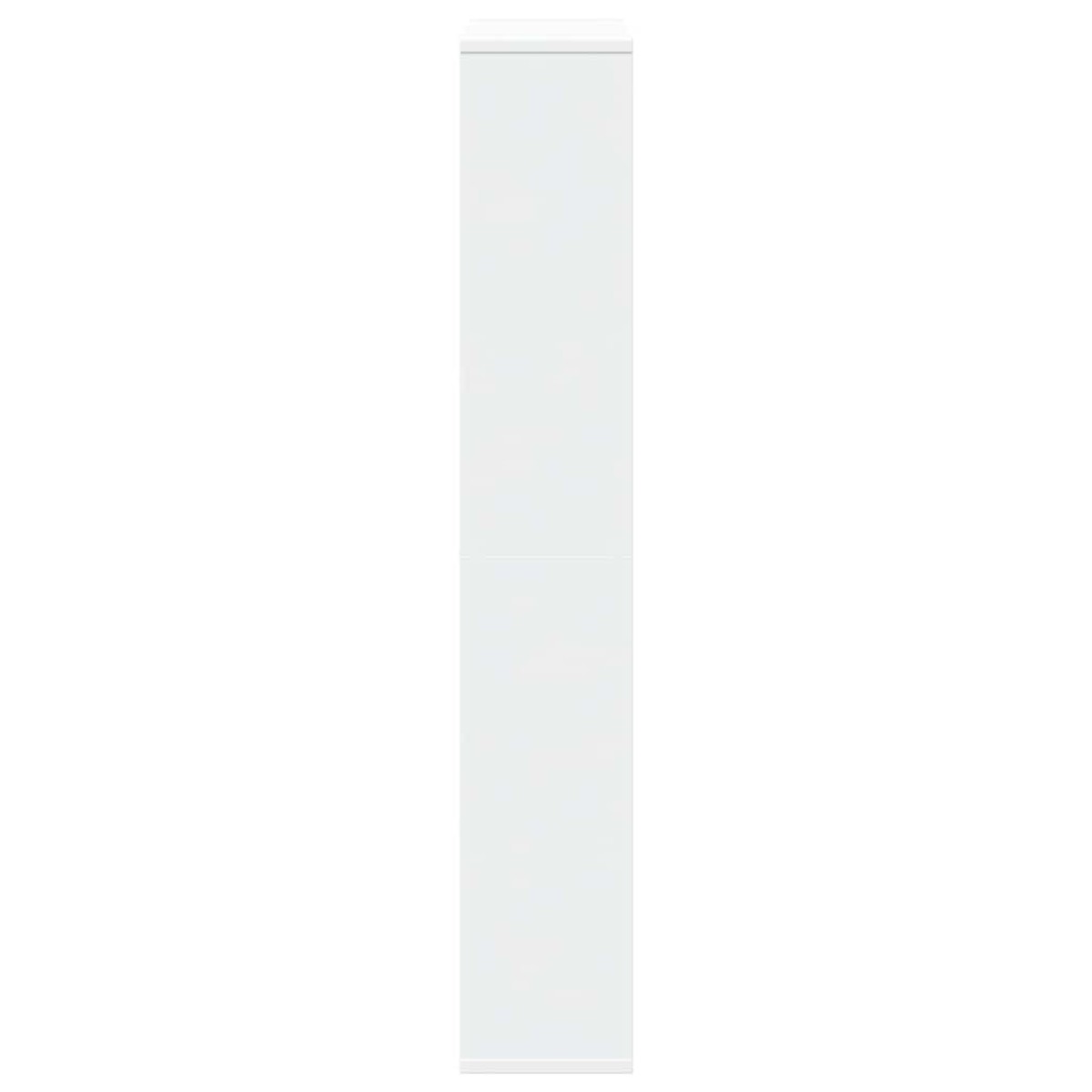 vidaXL Βιβλιοθήκη Λευκή 72x20x120,5 εκ. από Επεξεργασμένο Ξύλο