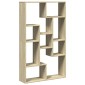 vidaXL Βιβλιοθήκη Sonoma Δρυς 72x20x120,5 εκ. από Επεξεργασμένο Ξύλο