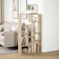 vidaXL Βιβλιοθήκη Sonoma Δρυς 72x20x120,5 εκ. από Επεξεργασμένο Ξύλο