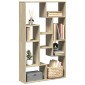 vidaXL Βιβλιοθήκη Sonoma Δρυς 72x20x120,5 εκ. από Επεξεργασμένο Ξύλο