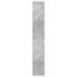 vidaXL Βιβλιοθήκη Γκρι Σκυροδέματος 72x20x120,5 εκ. Επεξεργ. Ξύλο