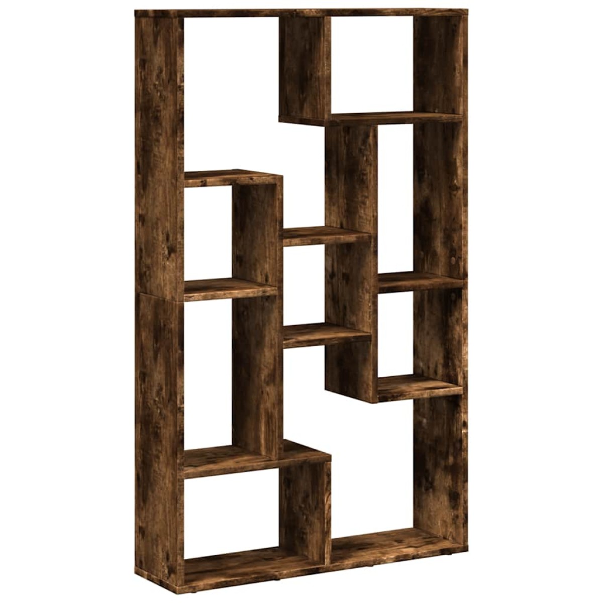 vidaXL Βιβλιοθήκη Καπνιστή Δρυς 72x20x120,5 εκ. από Επεξεργασμένο Ξύλο