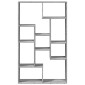 vidaXL Βιβλιοθήκη Γκρι Sonoma 72x20x120,5 εκ. από Επεξεργασμένο Ξύλο