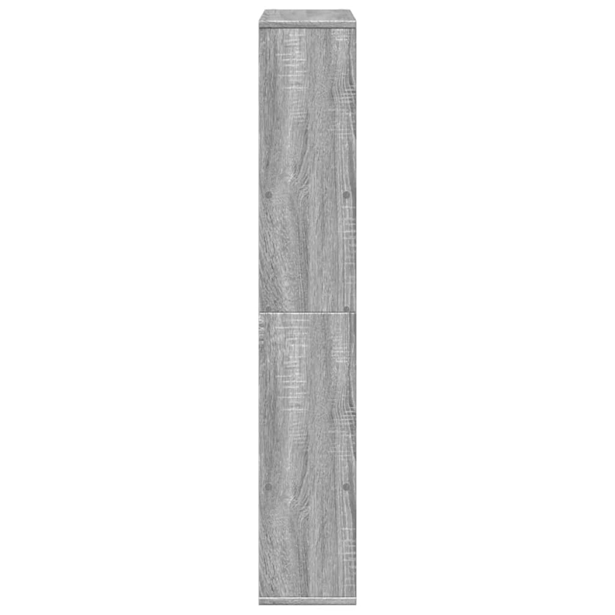 vidaXL Βιβλιοθήκη Γκρι Sonoma 72x20x120,5 εκ. από Επεξεργασμένο Ξύλο