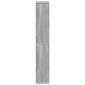 vidaXL Βιβλιοθήκη Γκρι Sonoma 72x20x120,5 εκ. από Επεξεργασμένο Ξύλο