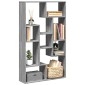 vidaXL Βιβλιοθήκη Γκρι Sonoma 72x20x120,5 εκ. από Επεξεργασμένο Ξύλο