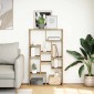 vidaXL Βιβλιοθήκη Αρτισιανή Δρυς 72x20x120,5 εκ. από Επεξεργασμένο Ξύλο