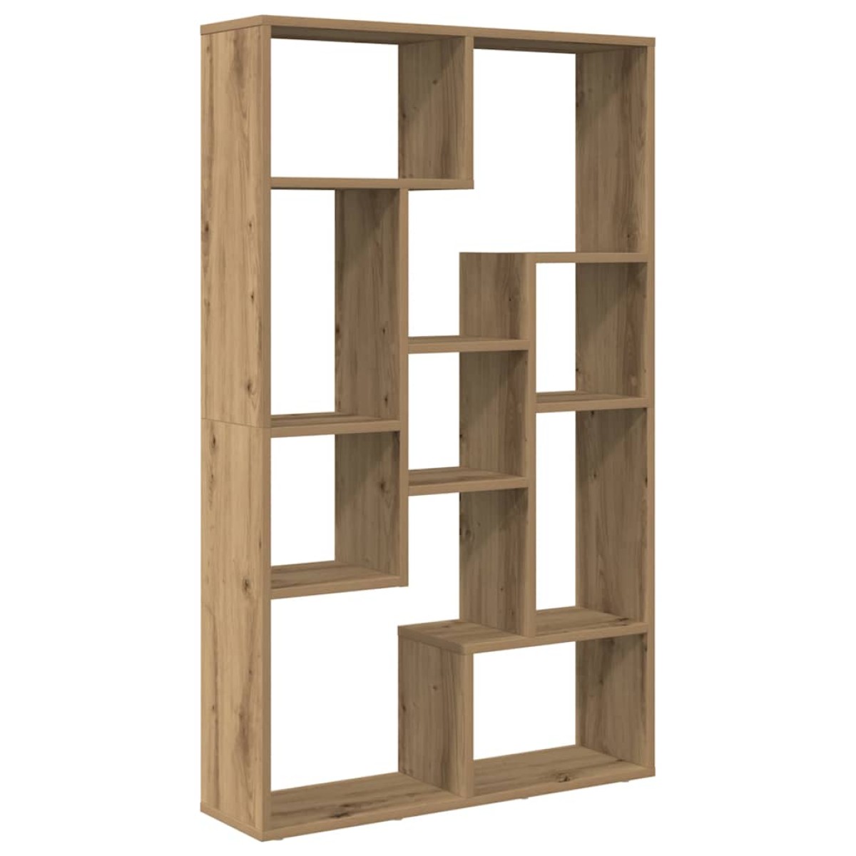 vidaXL Βιβλιοθήκη Αρτισιανή Δρυς 72x20x120,5 εκ. από Επεξεργασμένο Ξύλο