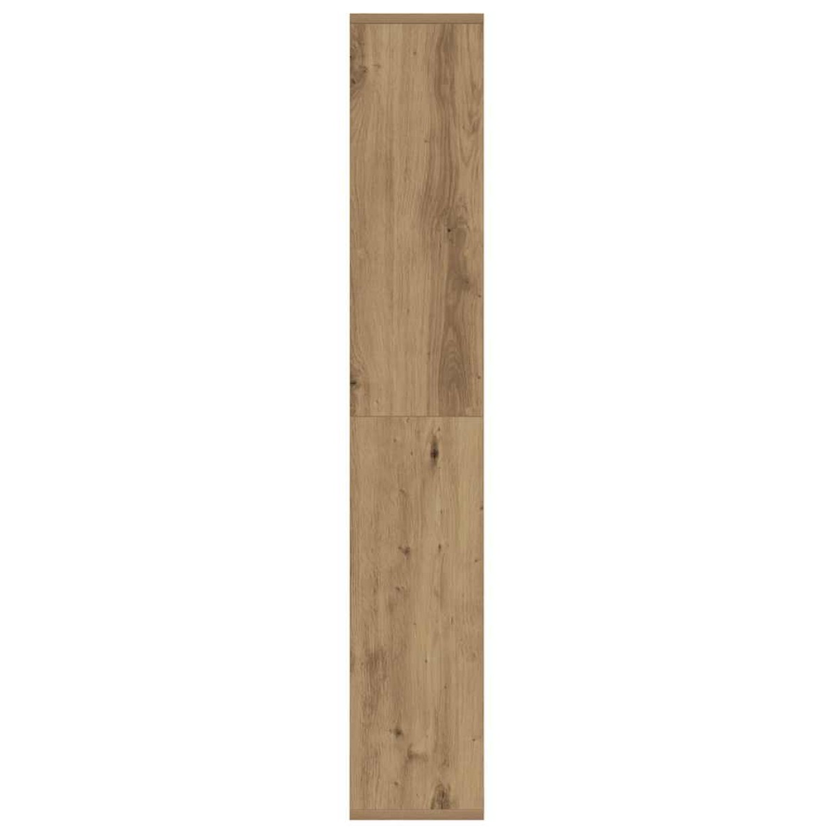 vidaXL Βιβλιοθήκη Αρτισιανή Δρυς 72x20x120,5 εκ. από Επεξεργασμένο Ξύλο
