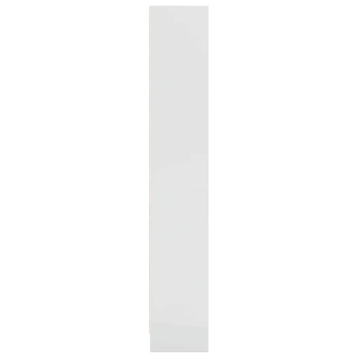 vidaXL Βιβλιοθήκη Γυαλιστερό Λευκό 60x24x143 εκ. Επεξεργασμένο Ξύλο