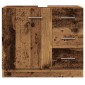 vidaXL Ντουλάπι Νιπτήρα Όψη Παλαιού Ξύλου 63x30x54 εκ. Επεξ. Ξύλο