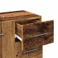 vidaXL Ντουλάπι Νιπτήρα Όψη Παλαιού Ξύλου 63x30x54 εκ. Επεξ. Ξύλο