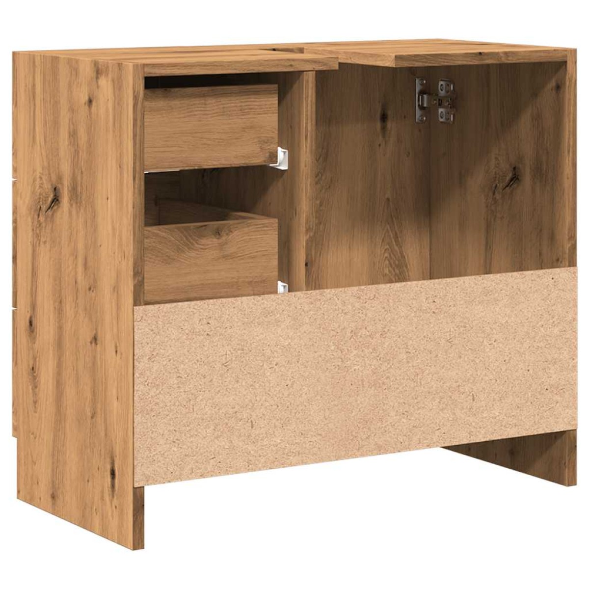 vidaXL Ντουλάπι Νιπτήρα Αρτισιανή Δρυς 63x30x54 εκ Επεξεργασμένο Ξύλο