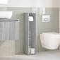 vidaXL Ντουλάπι Μπάνιου με Ρολό Στήριγμα Γκρι Sonoma 20,5 x 20 x 90 εκ.