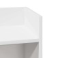 vidaXL Πλαϊνά Τραπεζάκια 2 τμχ με ράφι Λευκό 25,5x27x60 cm