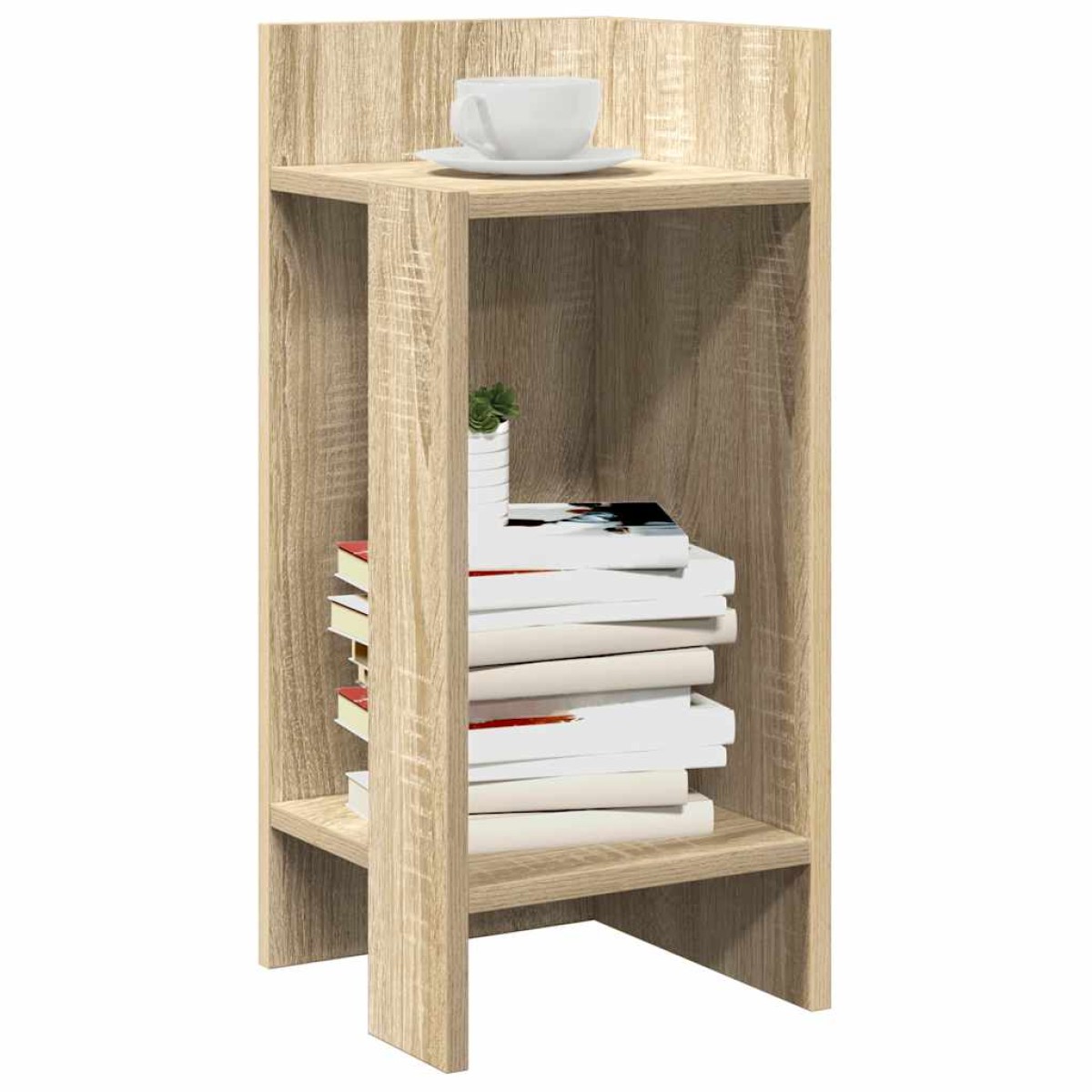 vidaXL Τραπεζάκι με ράφι Sonoma Δρυς 25,5x27x60 εκ.