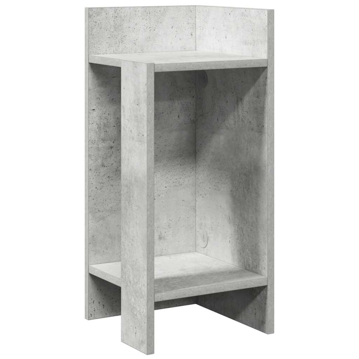 vidaXL Τραπεζάκι με ράφι Γκρι Σκυροδέματος 25,5x27x60 εκ.