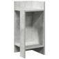 vidaXL Τραπεζάκι με ράφι Γκρι Σκυροδέματος 25,5x27x60 εκ.