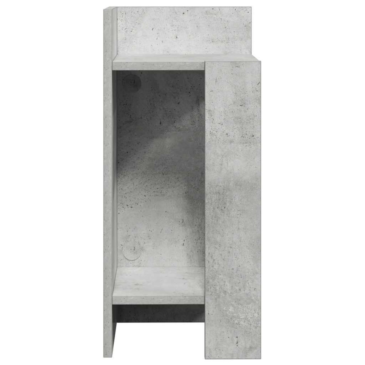 vidaXL Τραπεζάκι με ράφι Γκρι Σκυροδέματος 25,5x27x60 εκ.