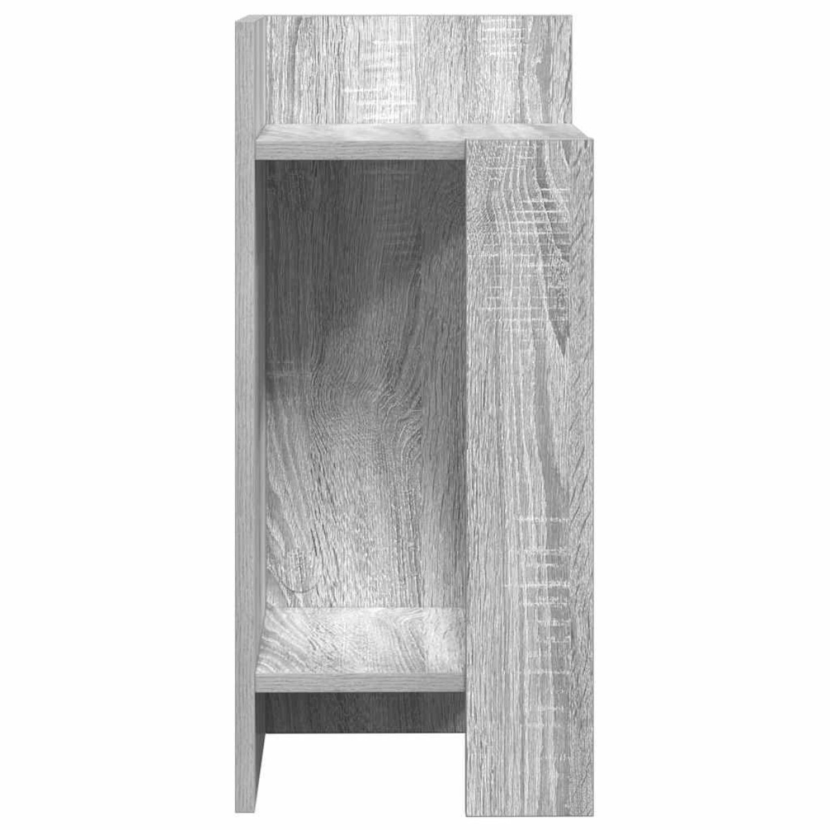 vidaXL Τραπεζάκια 2 τεμ. με ράφι Γκρι Sonoma 25,5x27x60 εκ.