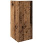 vidaXL Τραπεζάκι με ράφι Όψη Παλαιού Ξύλου 25,5x27x60 εκ.