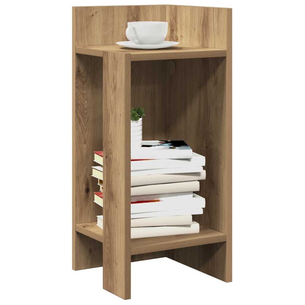 vidaXL Τραπεζάκι με ράφι Αρτισιανή Δρυς 25,5x27x60 εκ.