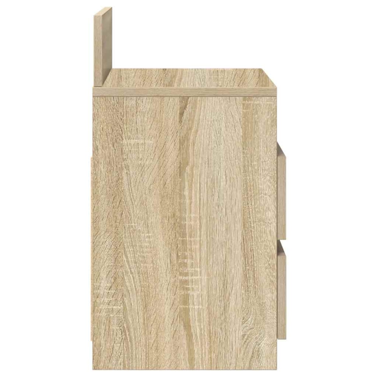 vidaXL Κομοδίνα 2 τεμ. με 2 Συρτάρια, Χρώμα Sonoma Δρυς 40x33x60 εκ.