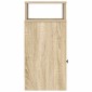 vidaXL Κομοδίνα 2 τεμάχια με συρτάρι Sonoma Δρυς 25x31x66 εκ.