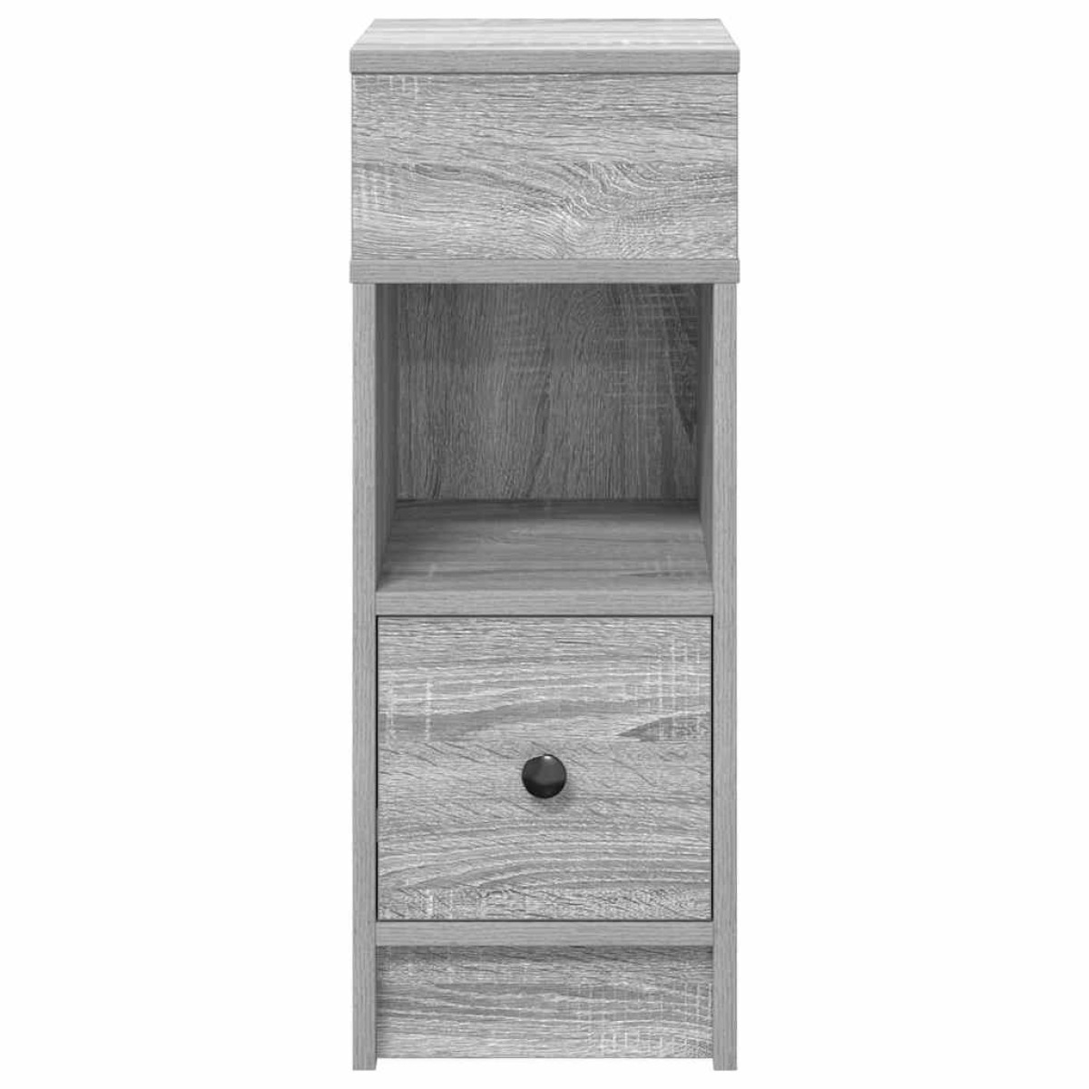 vidaXL Κομοδίνο με Συρτάρι Γκρι Sonoma 25x31x66 εκ.