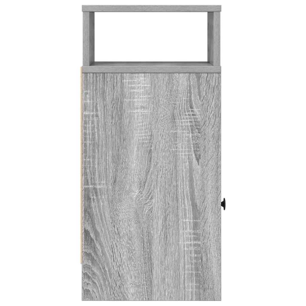 vidaXL Κομοδίνο με Συρτάρι Γκρι Sonoma 25x31x66 εκ.